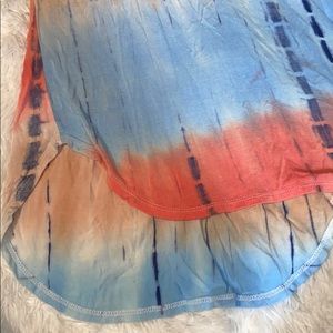 tie die tank top